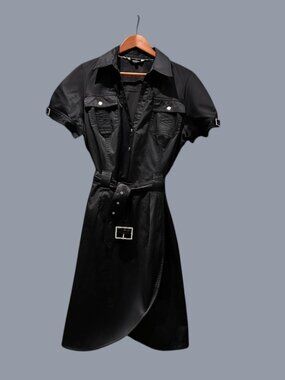 STAR by julien macdonald Black Dress UK 18